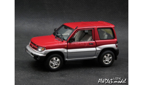 Mitsubishi Pajero Pinin 1999 red 4x4 1-43 Vitesse, масштабная модель, 1:43, 1/43