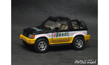 Mitsubishi Pajero SWB cabrio 1-43 Cararama, масштабная модель, Bauer/Cararama/Hongwell, scale43