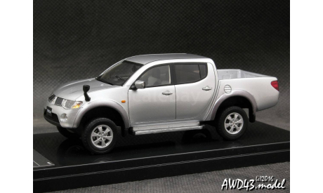 Mitsubishi Triton silver 4x4 1-43 Wit’s, масштабная модель, 1:43, 1/43