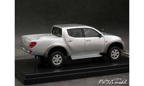 Mitsubishi Triton (L200) 2010 silver 1-43 Wit’s, масштабная модель, scale43