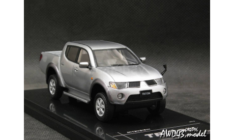 Mitsubishi Triton (L200) 2010 silver 1-43 Wit’s, масштабная модель, scale43