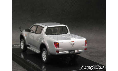 Mitsubishi Triton (L200) 2010 silver 1-43 Wit’s, масштабная модель, scale43