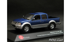 Nissan Navara (Frontier) Pick-Up D22 1998 – 2007 blue-silver 1-43 J-collection