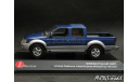 Nissan Navara (Frontier) Pick-Up D22 1998 – 2007 blue-silver 1-43 J-collection, масштабная модель, scale43