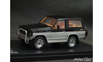 Nissan Patrol 160 SWB Sport 4x4 1984 black-silver 1-43 Otol Models OM-312, масштабная модель, scale43