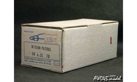 КИТ Nissan Patrol GR 4.2L TD 1-43 KIT Gaffe, масштабная модель, scale43