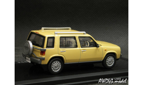 Nissan Rasheen Type II 1994 yellow 1-43 Lumyno, масштабная модель, scale43