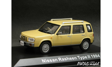 Nissan Rasheen Type II 1994 yellow 1-43 Norev, масштабная модель, scale43