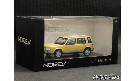 Nissan Rasheen Type II 1994 yellow 1-43 Norev, масштабная модель, scale43