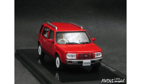 Nissan Rasheen Type L 1999 Active Red 1-43 Lumyno, масштабная модель, scale43