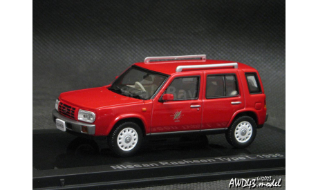 Nissan Rasheen Type L 1999 Active Red 1-43 Lumyno, масштабная модель, scale43