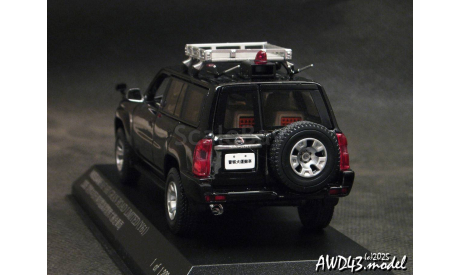 Nissan Safari Gran Road Limited 2005 black 1-43 RAI’S, масштабная модель, scale43