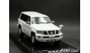 Nissan Safari Grand Road Limited 2004 4x4 white 1-43 WIT’s, масштабная модель, 1:43, 1/43