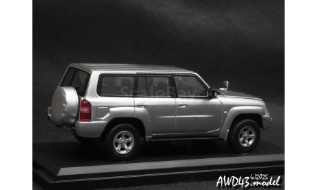 Nissan Safari Y61 RHD 2005 silver 1-43  Japan Hachette v.176, масштабная модель, scale43