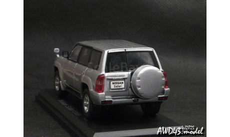 Nissan Safari Y61 RHD 2005 silver 1-43  Japan Hachette v.176, масштабная модель, scale43