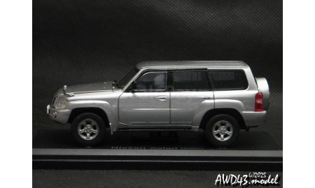 Nissan Safari Y61 RHD 2005 silver 1-43  Japan Hachette v.176, масштабная модель, scale43
