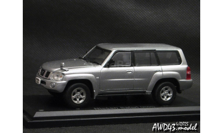 Nissan Safari Y61 RHD 2005 silver 1-43  Japan Hachette v.176, масштабная модель, scale43