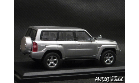 Nissan Safari Y61 RHD 2005 silver 1-43  Japan Hachette v.176, масштабная модель, scale43