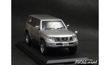Nissan Safari Y61 RHD 2005 silver 1-43  Japan Hachette v.176, масштабная модель, scale43
