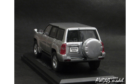 Nissan Safari Y61 RHD 2005 silver 1-43  Japan Hachette v.176, масштабная модель, scale43