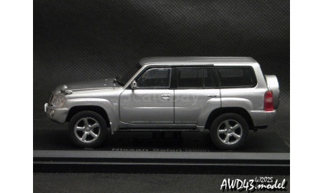 Nissan Safari Y61 RHD 2005 silver 1-43  Japan Hachette v.176, масштабная модель, scale43