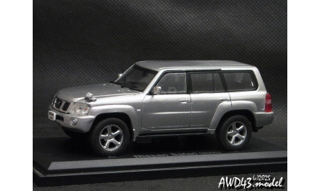 Nissan Safari Y61 RHD 2005 silver 1-43  Japan Hachette v.176, масштабная модель, scale43