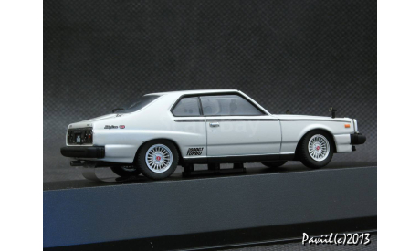 Nissan Skyline 2000 Turbo GT-E.S 1980 black 1-43 DISM, масштабная модель, scale43