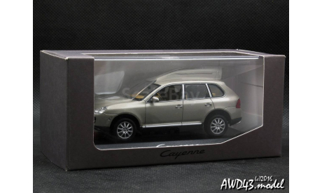 Porsche Cayenne V6 2002 beige 1-43 Dealer=Minichamps, масштабная модель, scale43