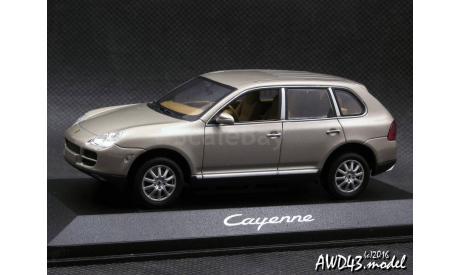 Porcshe Cayenne V6 2002 beige 4x4 1-43 Dealer=Minichamps, масштабная модель, 1:43, 1/43