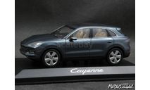 Porsche Cayenne E3 2017 biscay blue metallic 1-43 Minichamps, масштабная модель, scale43