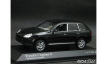 Porsche Cayenne S 2002 black 1-43 Minichamps, масштабная модель, scale43