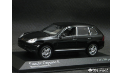 Porsche Cayenne S 2002 black 1-43 Minichamps
