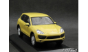 Porsche Cayenne S 2010 yellow 1-43 Minichamps, масштабная модель, scale43