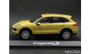 Porsche Cayenne S 2010 yellow 1-43 Minichamps, масштабная модель, scale43