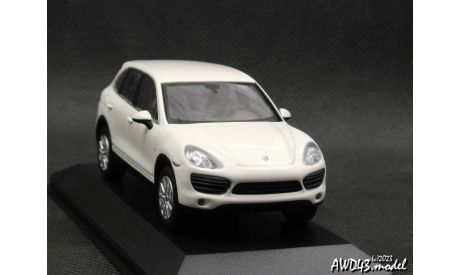 Porsche Cayenne S Hybrid 2010 white 1-43 Minichamps, масштабная модель, scale43