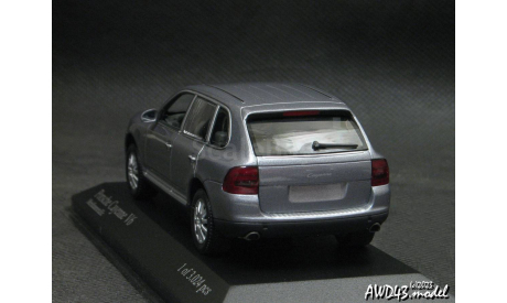 Porsche Cayenne V6 2003 grey 1-43 Minichamps, масштабная модель, scale43