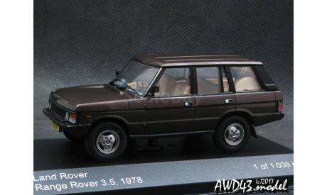 Land Rover Range Rover 3,5 5-doors 1978 d.brown 1-43  Whitebox, масштабная модель, 1:43, 1/43, IXO