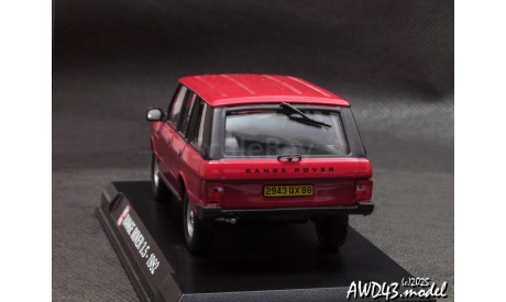 Land Rover Range Rover 3.5 LWB LHD 1982 d.red 1-43 IXO, масштабная модель, scale43