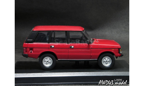 Land Rover Range Rover 3.5 LWB LHD 1982 d.red 1-43 IXO, масштабная модель, scale43