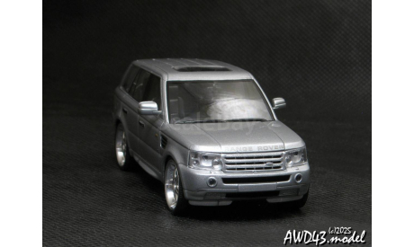 Land Rover Range Rover Sport Super wheels silver 1-43 Malibu=High Speed, масштабная модель, scale43