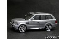Land Rover Range Rover Sport Super wheels silver 1-43 Malibu=High Speed, масштабная модель, scale43