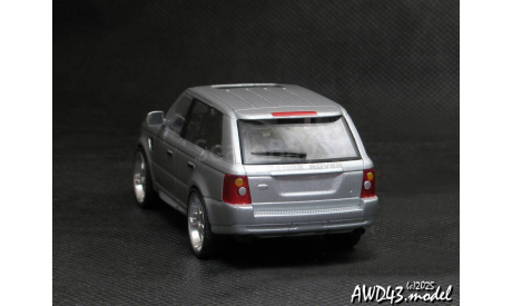 Land Rover Range Rover Sport Super wheels silver 1-43 Malibu=High Speed, масштабная модель, scale43