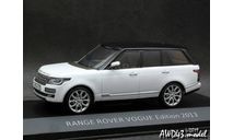 Land Rover Range Rover Vogue Edition 2013 white&black 1-43 VVM, масштабная модель, scale43