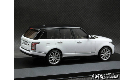 Land Rover Range Rover Vogue Edition 2013 white&black 1-43 VVM, масштабная модель, scale43