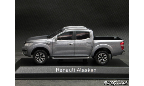 Renault Akaskan Pick-up Van 2017 Dark Grey 1-43 Norev 518397, масштабная модель, scale43