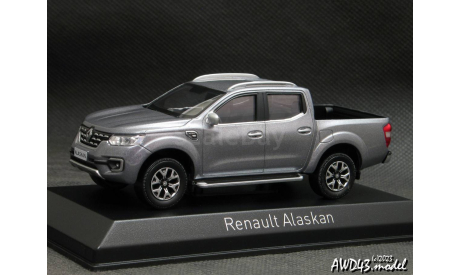 Renault Akaskan Pick-up Van 2017 Dark Grey 1-43 Norev 518397, масштабная модель, scale43
