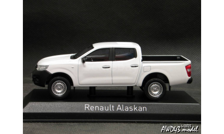 Renault Akaskan Pick-up Van 2017 White 1-43 Norev 518398, масштабная модель, scale43