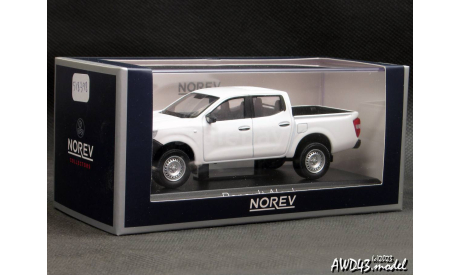 Renault Akaskan Pick-up Van 2017 White 1-43 Norev 518398, масштабная модель, scale43