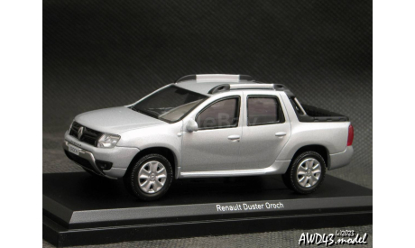 Renault Duster Oroch 2016 Silver 1-43 Norev 511316, масштабная модель, scale43