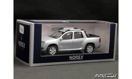 Renault Duster Oroch 2016 Silver 1-43 Norev 511316, масштабная модель, scale43